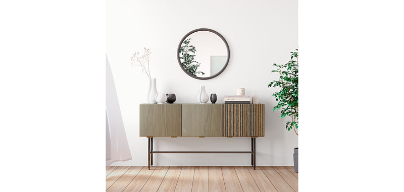 Buffet en Bois - Stile Vintage - 2 portes - Calabri