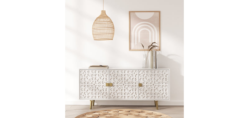 Lampe de plafond en rotin - Lampe suspendue au stile Boho Bali - Bay