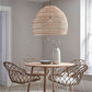 Rattan Ceiling Lamp - Boho Bali Design Pendant Lamp - 60cm - Hoa - gallery 9