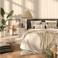 Lampe de plafond en rotin - Lampe suspendue de stile Boho Bali - Milo