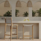 Lampe de plafond en rotin - Lampe suspendue stile Boho Bali - Linei