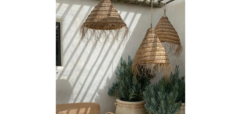 Esparto Ceiling Lamp - Boho Bali Design Hanging Lamp - Pitse - gallery 9