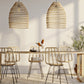 Rattan Ceiling Lamp - Boho Bali Design Pendant Lamp - 50cm - Puong - gallery 8