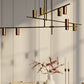 Modern hanging light, metal LEDs - Piper