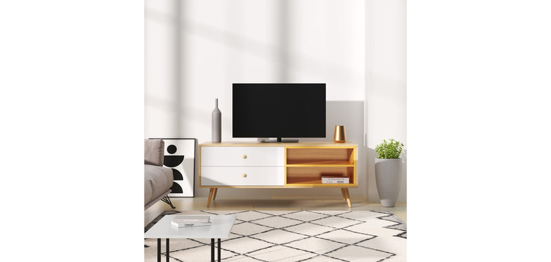 Wooden TV Stand - Scandinavian Design - Lenark - gallery 8