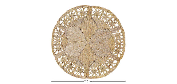 Round Jute Rug - Boho Bali - 120 CM - Bilú - gallery 5