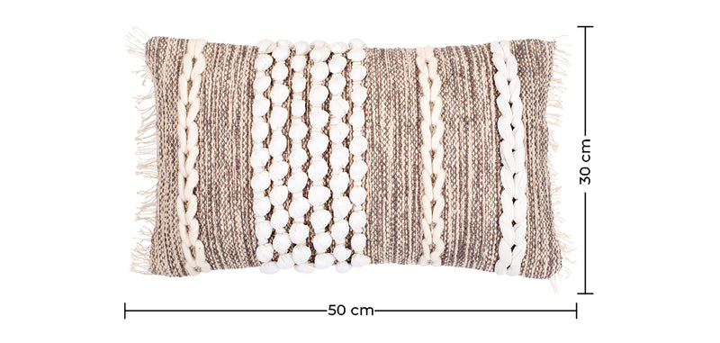 Coussin de style boho Bali - Housse et Rembourrage inclus - Dahlia