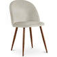 Dining Chair - Upholstered in Velvet - Scandinavian Design - Evelyne
