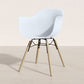 Dining Chair - Scandinavian Design - Wooden Legs - Pack of 2 - Nordika