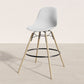 Bar Stool - Scandinavian Design - Wooden Legs - Pack of 4 - Skögur