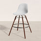 Dining Stools - Scandinavian Design - Dark Wood Legs - Pack of 4 - Skögur