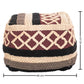 Boho Bali Style Pouffe Seat - Lonbay - Dimensions diagram
