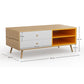 Wooden TV Stand - Scandinavian Design - Lenark - Dimensions diagram