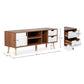 Wooden TV Stand - Scandinavian Design - Lubi - Dimensions diagram