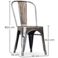 Pack of 4 Dining Chairs - Industrial Design - New Edition - Stylix - gallery 4