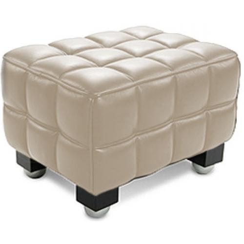 Repose-Pieds Design Rembourré - Revêtement en Cuir - Nubus