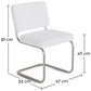 Dining Chair - Upholstered in Bouclé Fabric - Henr - gallery 8