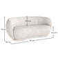 Curved Sofa - 3 Seater - Boucle Fabric - Curvy - Dimensions diagram