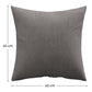 Pack of 4 velvet cushions - cover and filling - Mesmal - Dimensions diagram