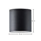 Ceiling LED Lamp Wall Light - Alua - Dimensions diagram