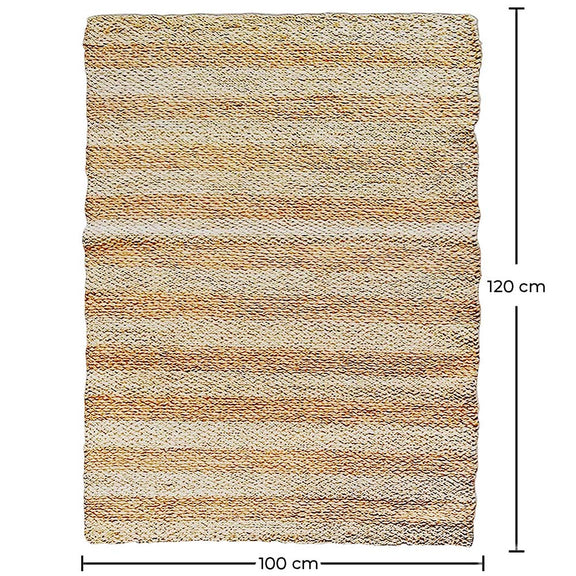 Rectangular Jute Rug - Boho Bali - 100x120 CM - Ghana - gallery 7
