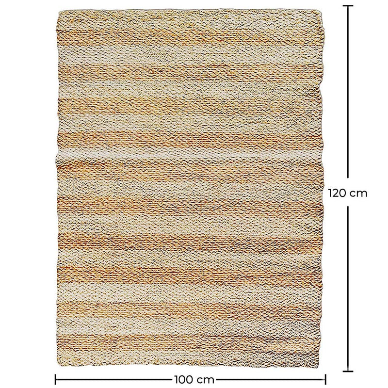 Rectangular Jute Rug - Boho Bali - 100x120 CM - Ghana - gallery 7