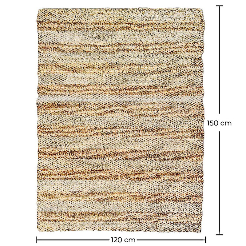 Rectangular Jute Rug - Boho Bali - 120x150 CM - Ghana - gallery 1