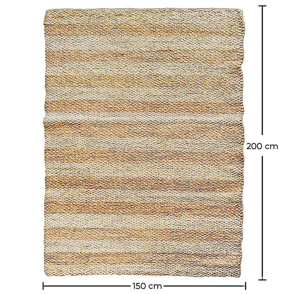 Rectangular Jute Rug - Boho Bali - 150x200 CM - Ghana - gallery 1