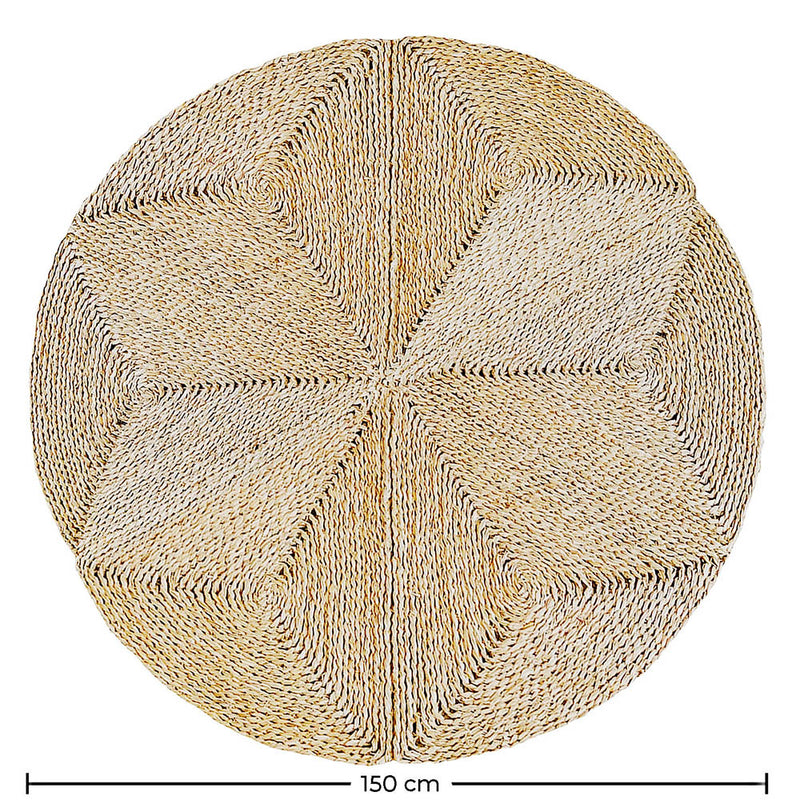 Round Jute Rug - Boho Bali - 150 CM - Gabba - gallery 8