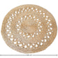 Round Jute Rug - Boho Bali - 120 CM - Ilya - gallery 6
