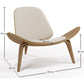 Designer armchair - Scandinavian armchair - Boucle upholstery - Lucy - gallery 7