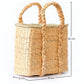 Natural Fiber Basket with Handles - 30x25CM - Haret - Dimensions diagram