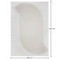 Rug Large Contemporary Modern Design - Beige (290x200 cm) - Buka - gallery 1