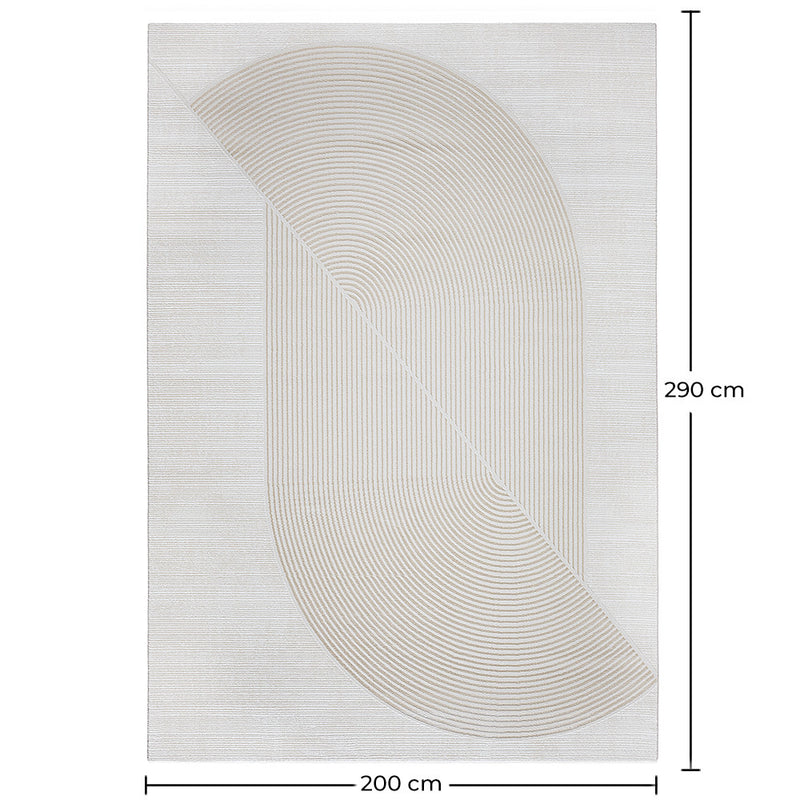 Rug Large Contemporary Modern Design - Beige (290x200 cm) - Buka - gallery 1