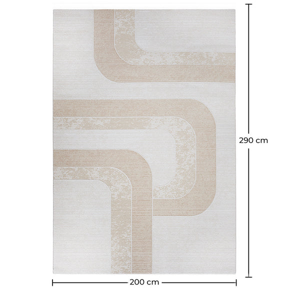 Rug Large Contemporary Modern Design - Beige (290x200 cm) - Chai - gallery 1