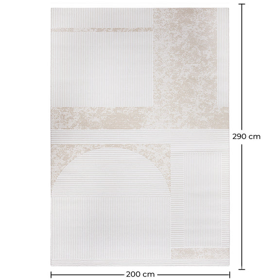 Rug Large Contemporary Modern Design - Beige (290x200 cm) - Awa - gallery 6