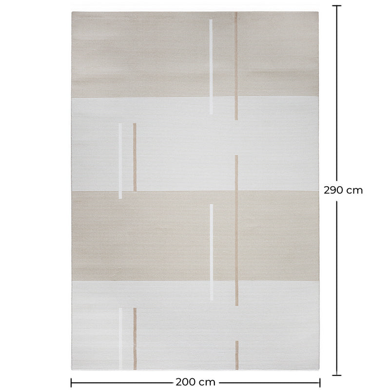 Rug Large Contemporary Modern Design - Beige (290x200 cm) - Fune - gallery 1