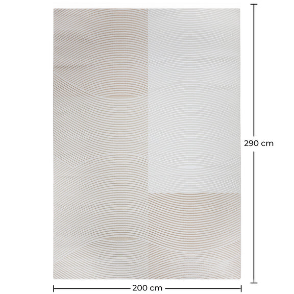 Rug Large Contemporary Modern Design - Beige (290x200 cm) - Kirui - gallery 5
