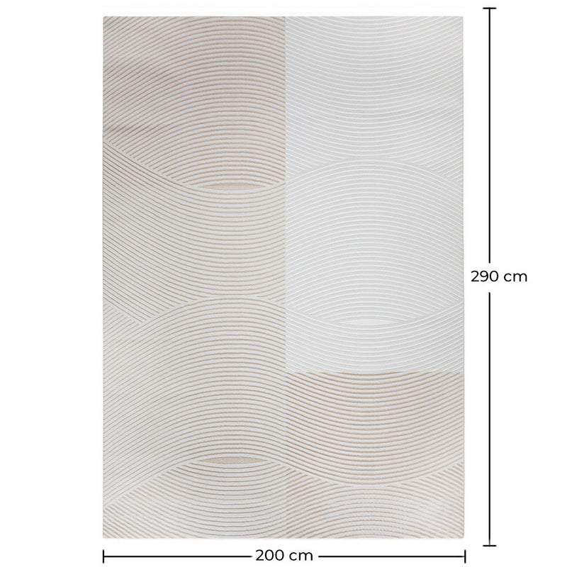 Rug Large Contemporary Modern Design - Beige (290x200 cm) - Kirui - gallery 5