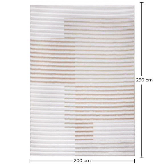 Rug Large Contemporary Modern Design - Beige (290x200 cm) - Xasa - gallery 6