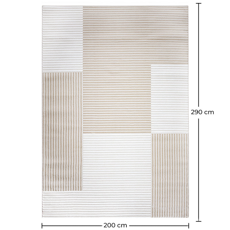 Rug Large Contemporary Modern Design - Beige (290x200 cm) - Layra - gallery 5