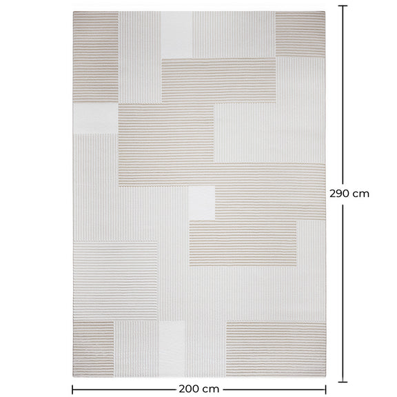 Rug Large Contemporary Modern Design - Beige (290x200 cm) - Debra - gallery 2