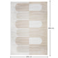 Rug Large Contemporary Modern Design - Beige (290x200 cm) - Qyar - gallery 5
