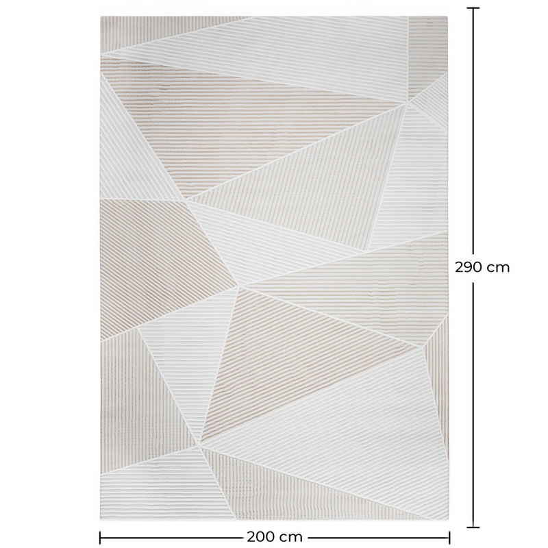 Rug Large Contemporary Modern Design - Beige (290x200 cm) - Cerna - gallery 5