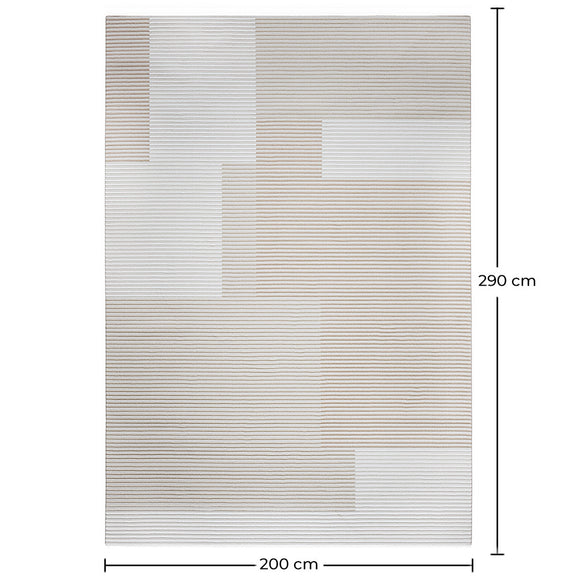 Rug Large Contemporary Modern Design - Beige (290x200 cm) - Vistu - gallery 5