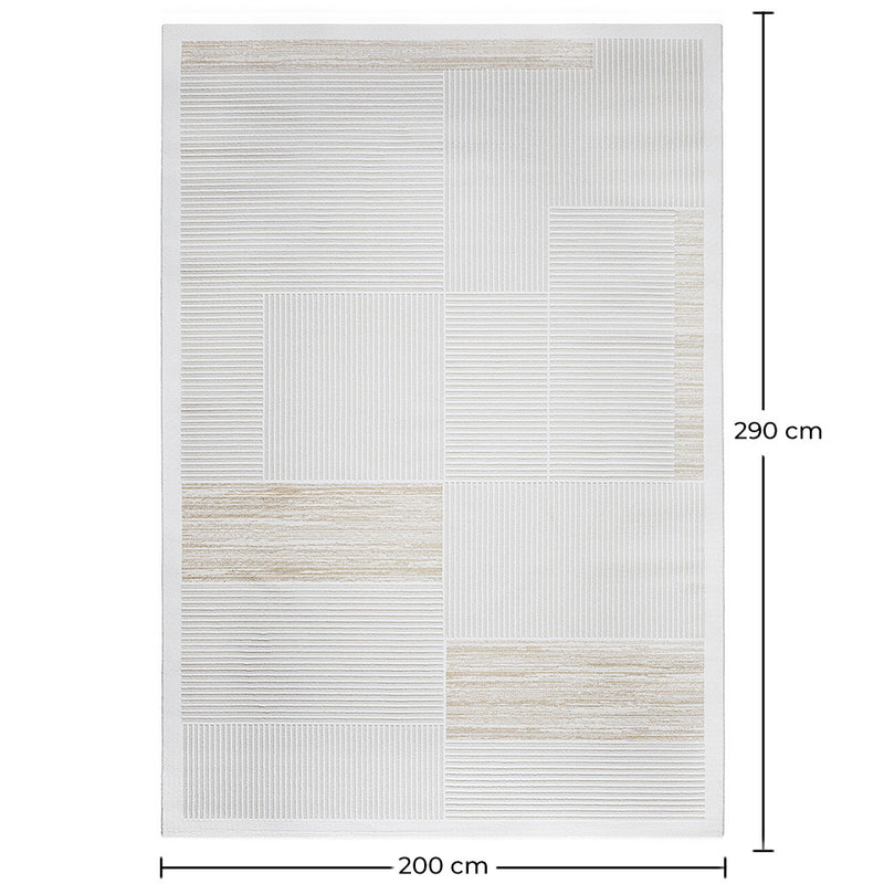 Rug Large Contemporary Modern Design - Beige (290x200 cm) - Pestra - gallery 5