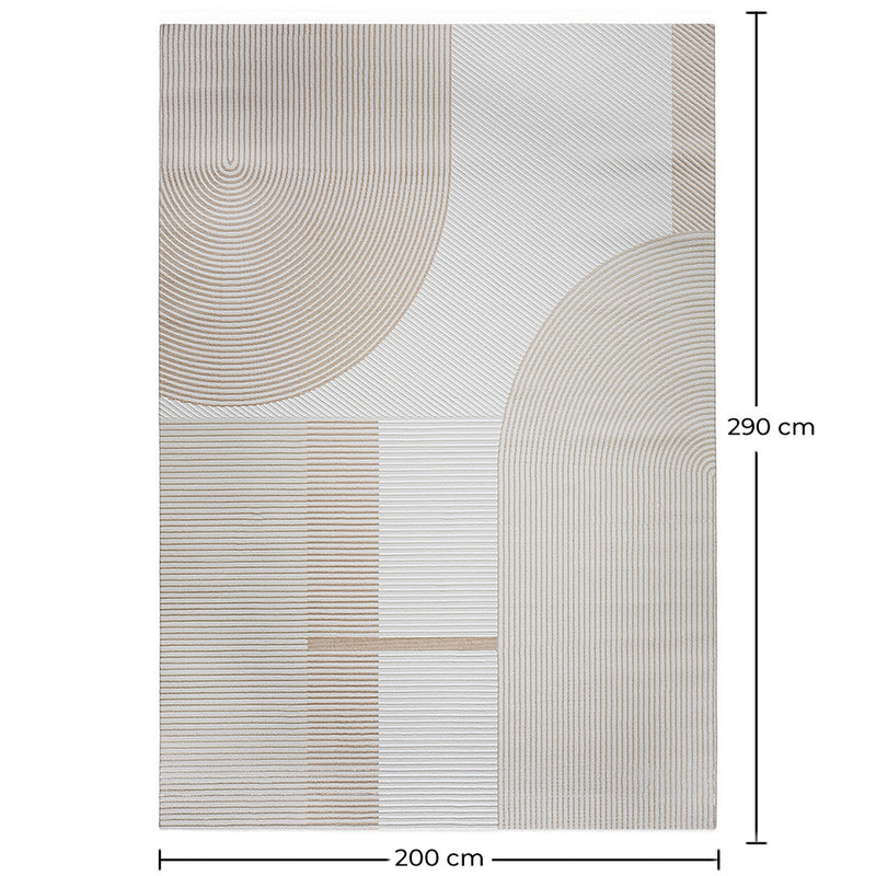 Rug Large Contemporary Modern Design - Beige (290x200 cm) - Lubida - gallery 2