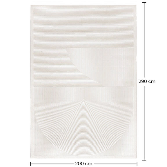 Rug Large Contemporary Modern Design - Beige (290x200 cm) - Dubisa - gallery 5