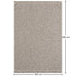 Large Contemporary and Modern Design Rug - Beige (190x290 cm) - Harbor - gallery 1