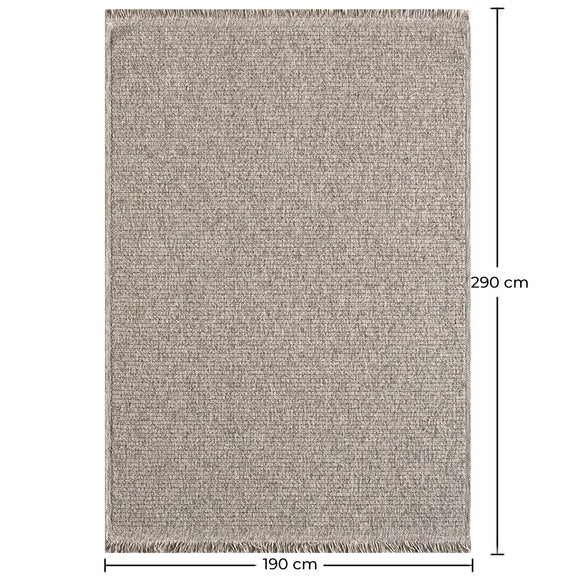 Large Contemporary and Modern Design Rug - Beige (190x290 cm) - Harbor - gallery 1